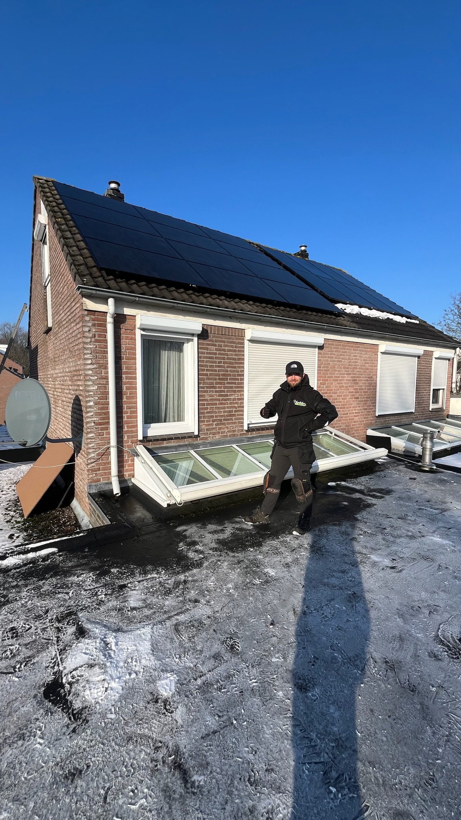 Eigen werk: montage van zonnepanelen op het dak